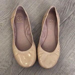 Vince camuto patent leather ballet slipper
